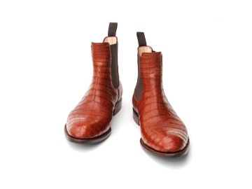 Boty / Chelsea / krokodýl